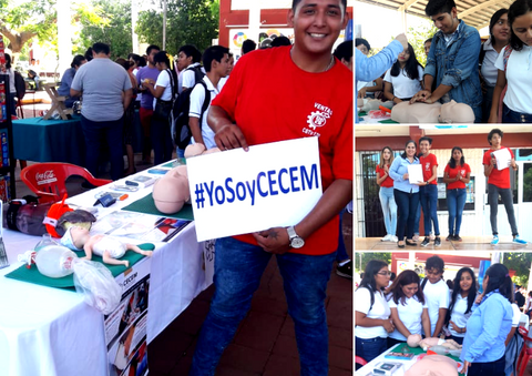 ¡Promoviendo la Reanimación Cardiopulmar en la expo ventas del CBTIS 120!