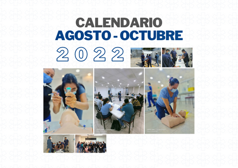 Calendario de cursos Agosto - Octubre 2022 | Cartas descriptivas de las capacitaciones
