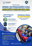 Inscripción a Curso de Atención Prehospitalaria Nivel Básico | Clases sabatinas en Mérida