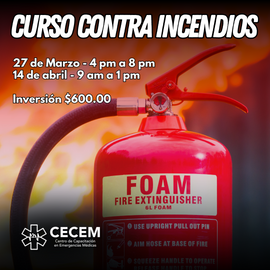 Curso combate de incendios | Mérida, Yucatán | 14 de abril